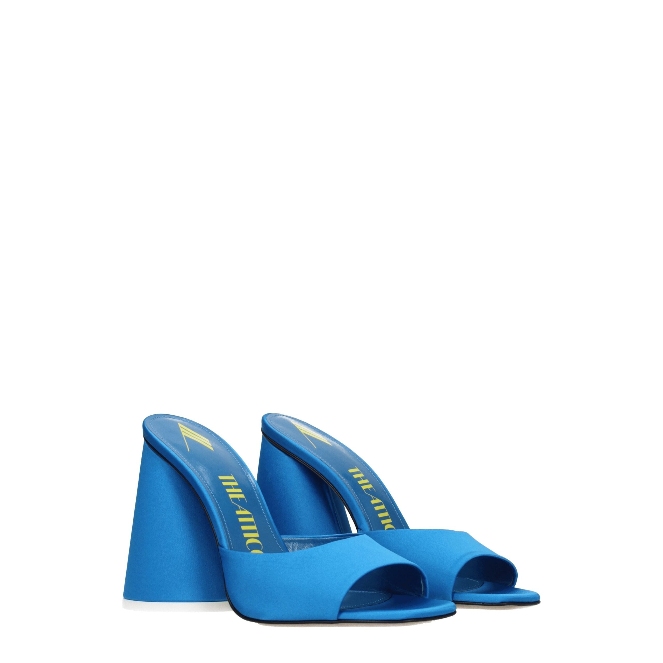 The Attico blue Satin Women's Sandal — фото 2