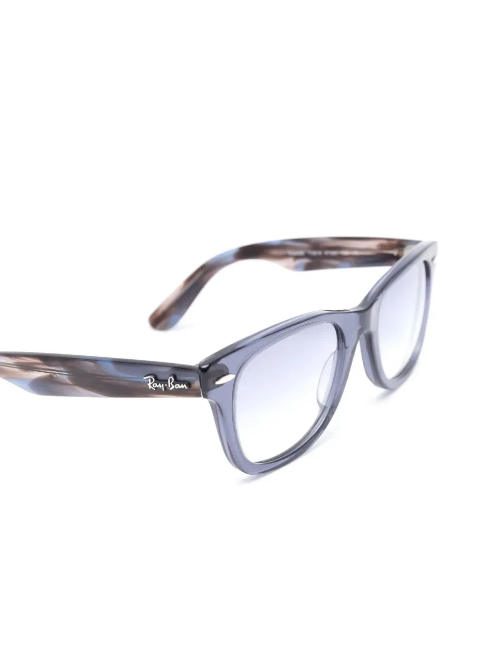 Солнцезащитные очки в квадратной оправе Ray-Ban Junior, синий — фото 2