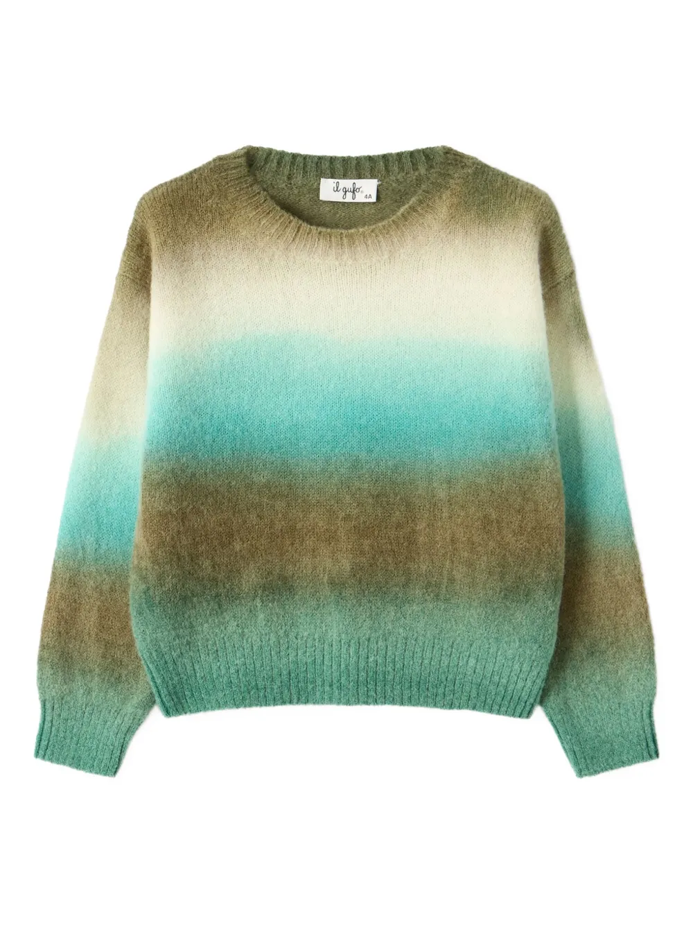 

Свитер с эффектом омбре Il Gufo, зеленый