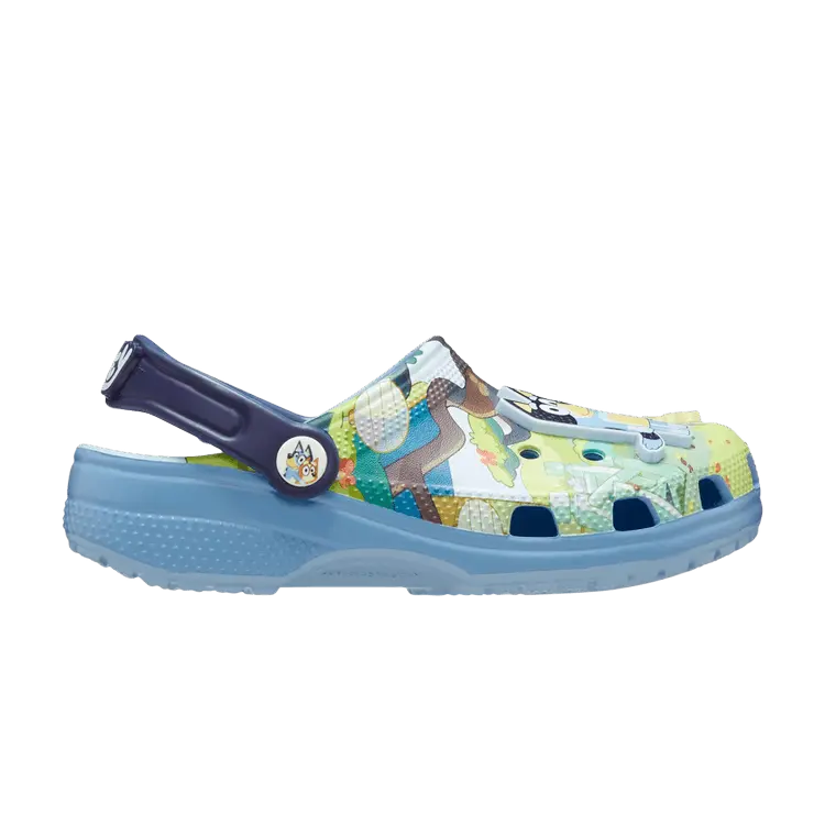 

Кроссовки Crocs Bluey x Classic Clog Kids Keepy Uppy, синий