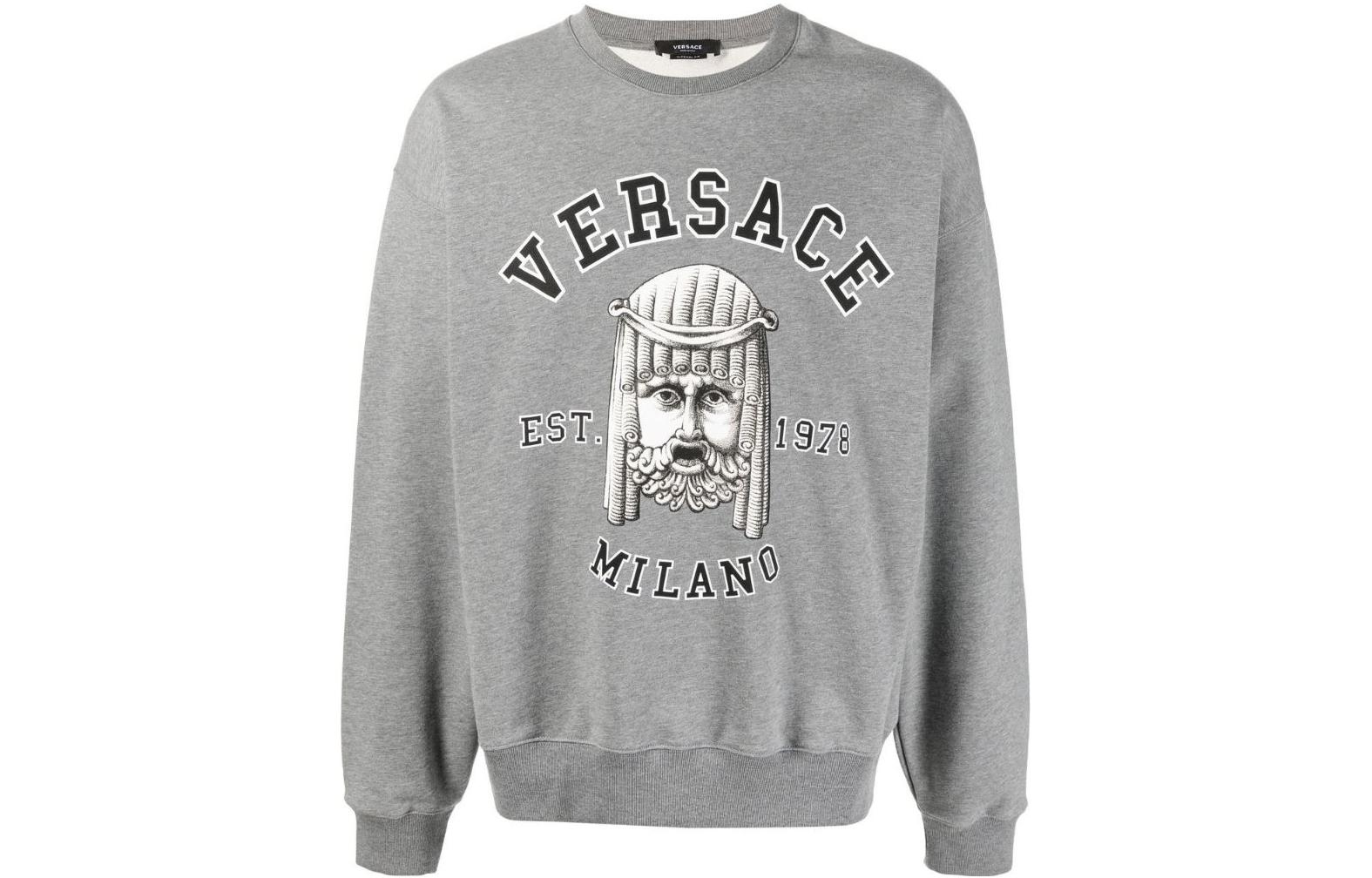

Футболка с логотипом VERSACE, серая