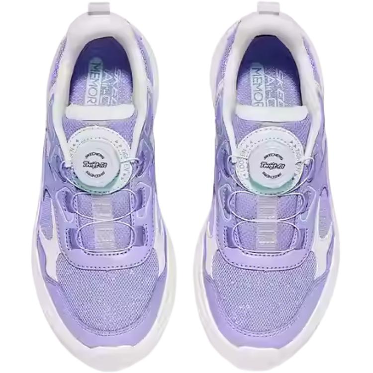 Skechers Kids SKECHERS GIRLS дышащие низкие детские повседневные кроссовки Purple Kids' — фото 4