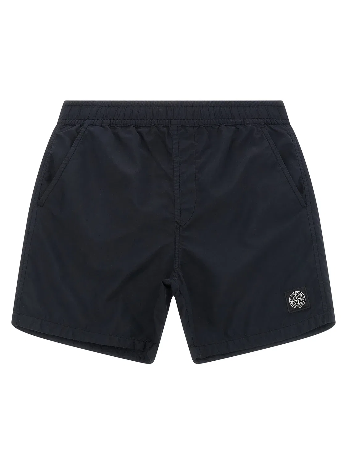 Купальник с логотипом компаса Stone Island Junior, синий