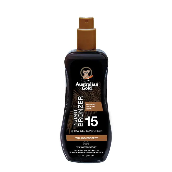 

Средство для загара sunscreen spray gel bronzer Australian Gold, объем 237 мл