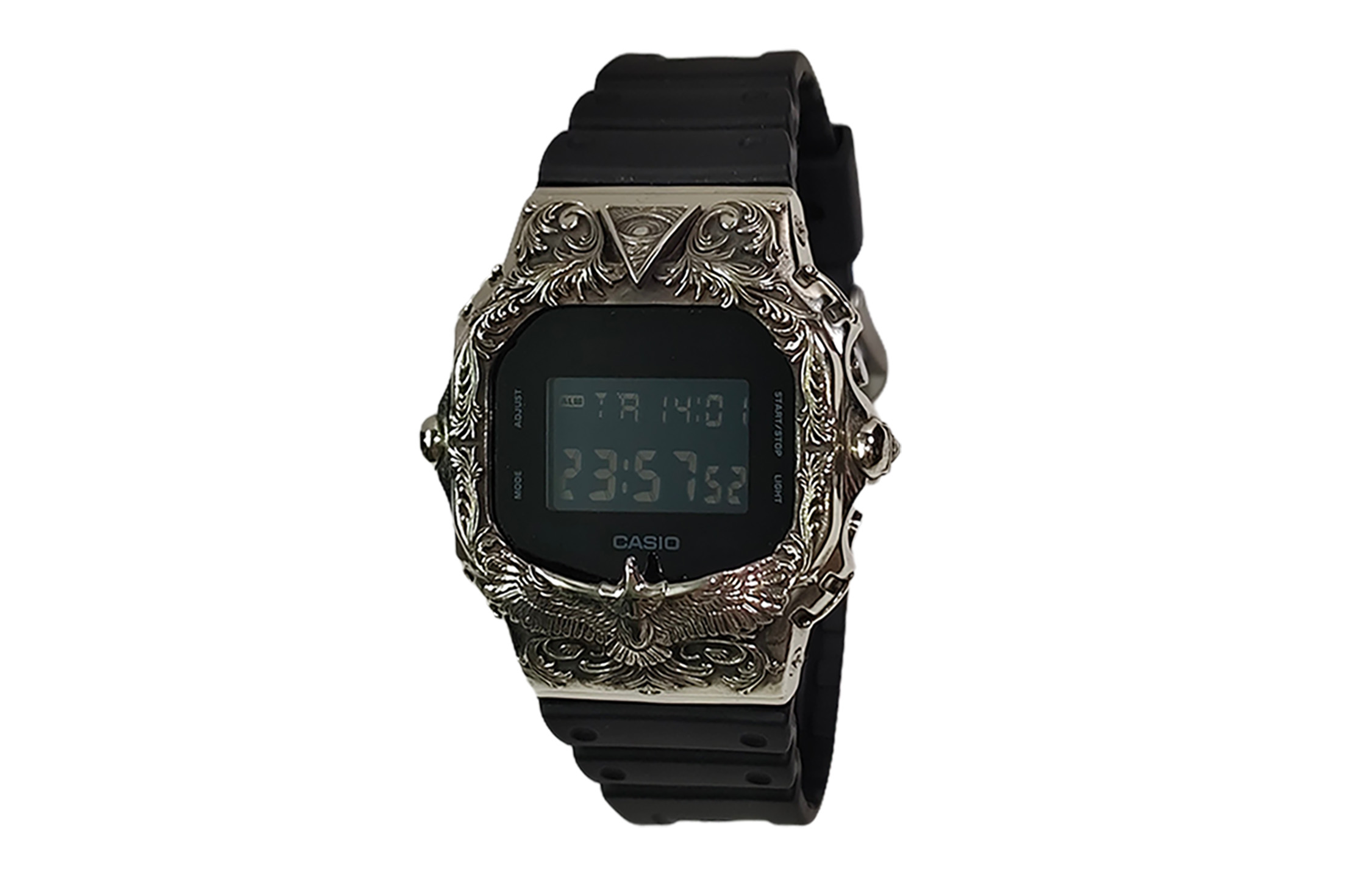

CASIO Часы Retrofit Series Thorn Compact Collection Quartz Movement Resin Strap Watch Unisex Black Dial