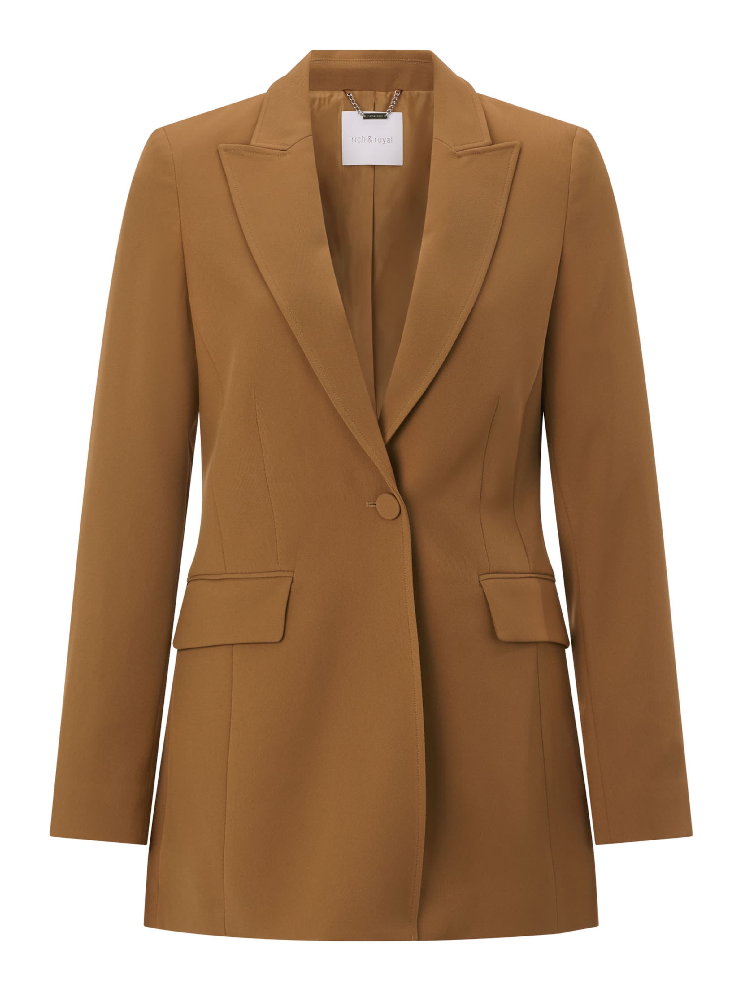 

Rich & Royal Блейзер в светло-коричневом цвете