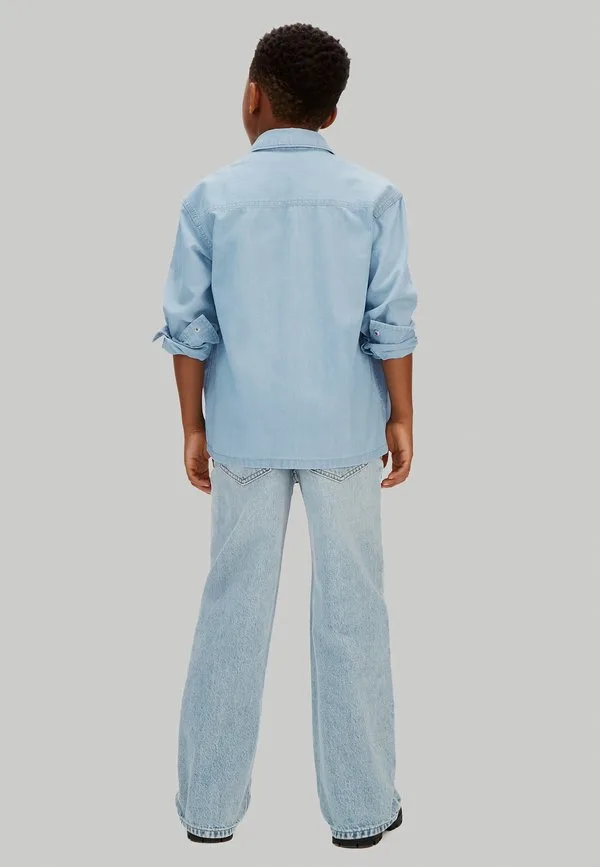 Джинсовая куртка Calvin Klein Jeans, Light Chambray See Swatch — фото 3