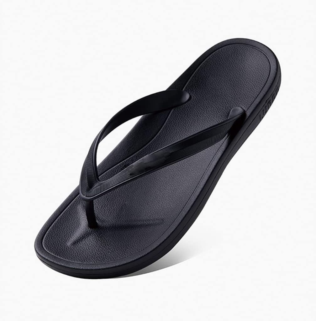 

Мужские спортивные шлепанцы HSQMA, удобные вьетнамки с поддержкой свода стопы, шлепанцы в стиле вьетнамок для комфортной ходьбы, резиновая подошва, плоские пляжные шлепанцы (Цвет: черный, Размер: EUR39)