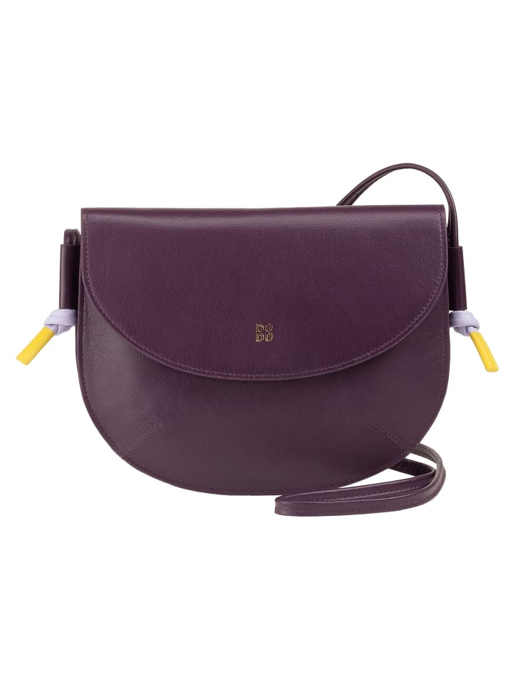 

Сумка через плечо Skye, кожа, 21 см, цвет темно-фиолетовый DuDu
