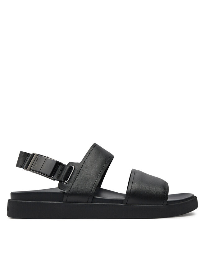 

Сандалии Calvin Klein Back Strap W/ Iconic Plaque, черный