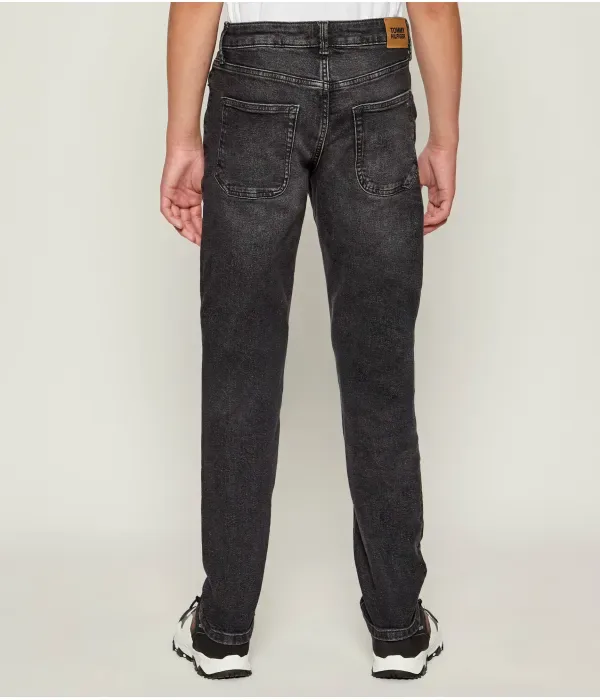 Джинсы straight fit Tommy Hilfiger, черный — фото 3