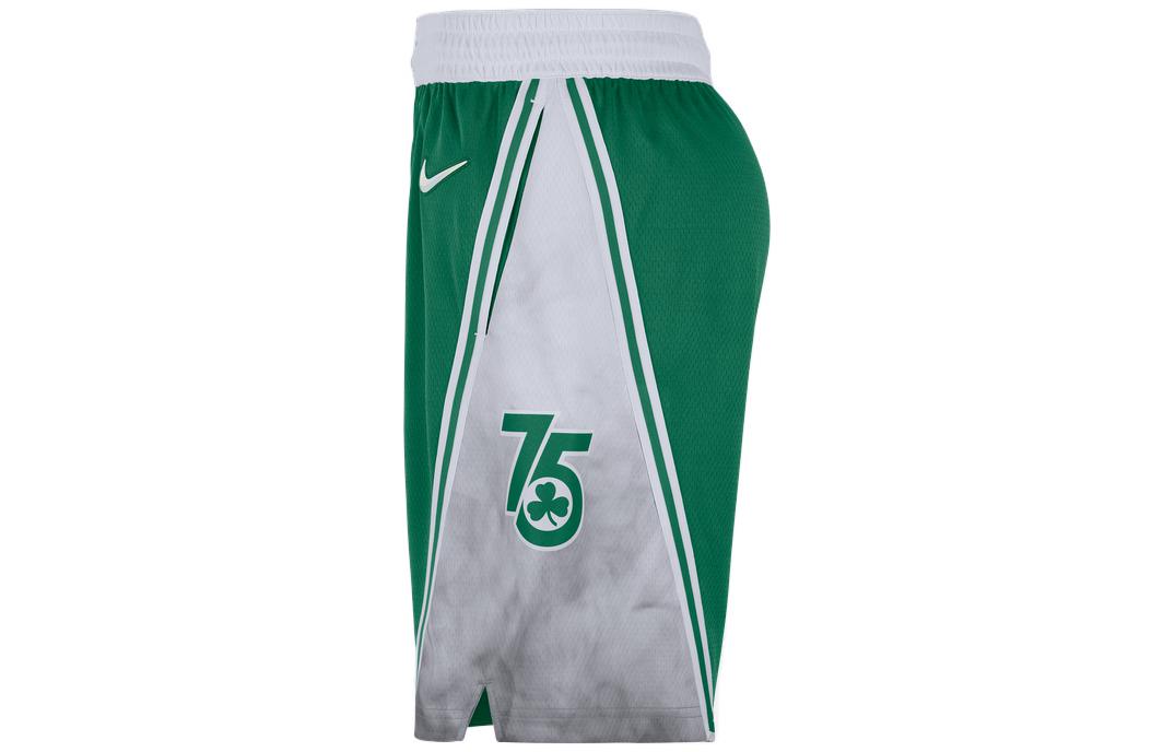 Шорты Men's Nike Boston Celtics Colorblock Straight Shorts Green DB4127-312 — фото 4