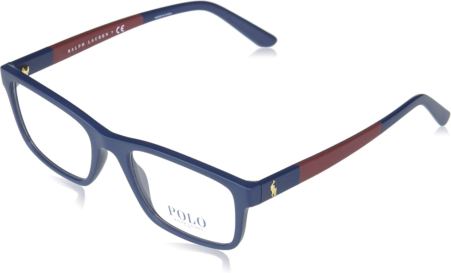 

POLO RALPH LAUREN мужские Ph2212 прямоугольные оправы для очков, Matte Navy Blue/Demo Lens