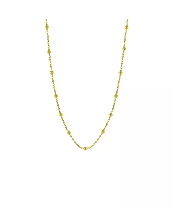 

Ожерелье-Спутник из стерлингового серебра с цепочкой из бусин Spero London, gold