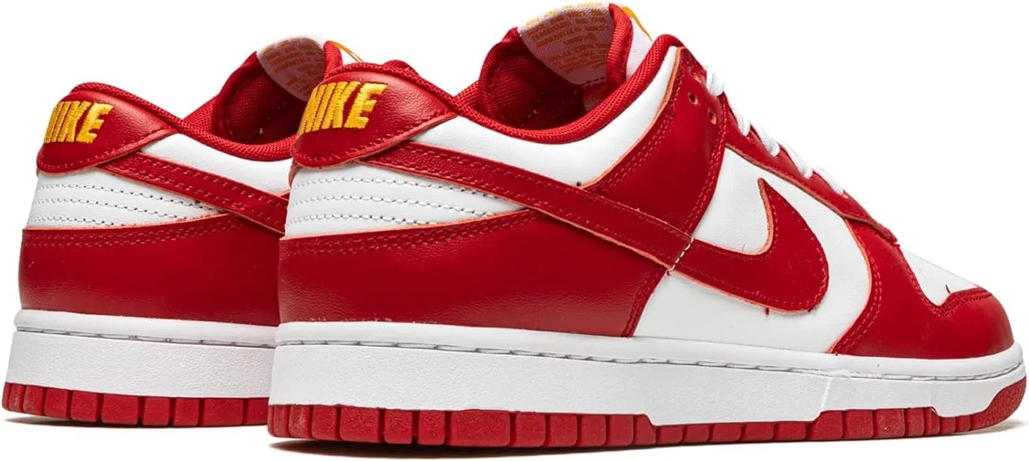 Кроссовки мужские Nike Dunk Low, красный — фото 4