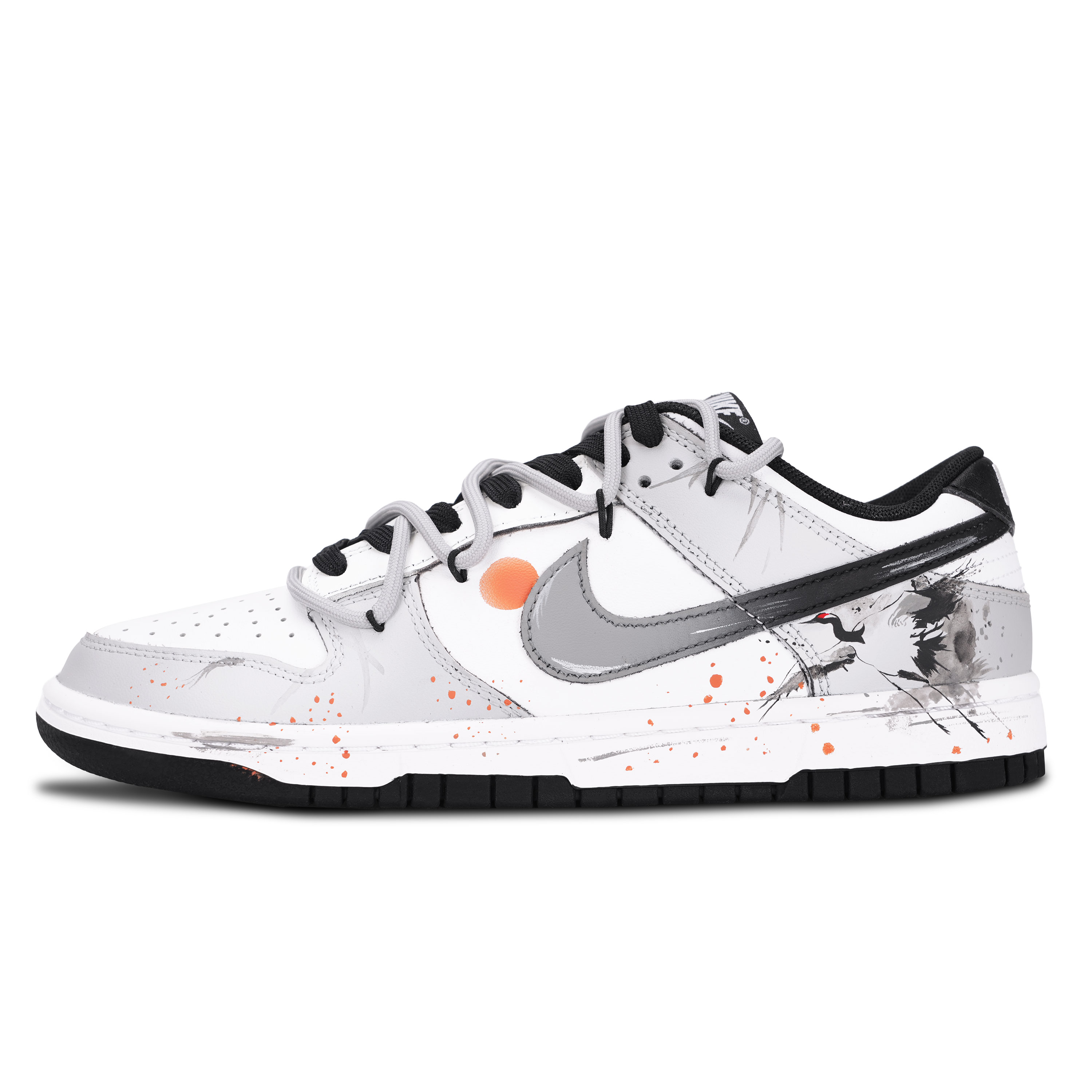 

Nike Dunk Abrasion Resistant Slip Resistant низкие кроссовки для скейтбординга Unisex Gray