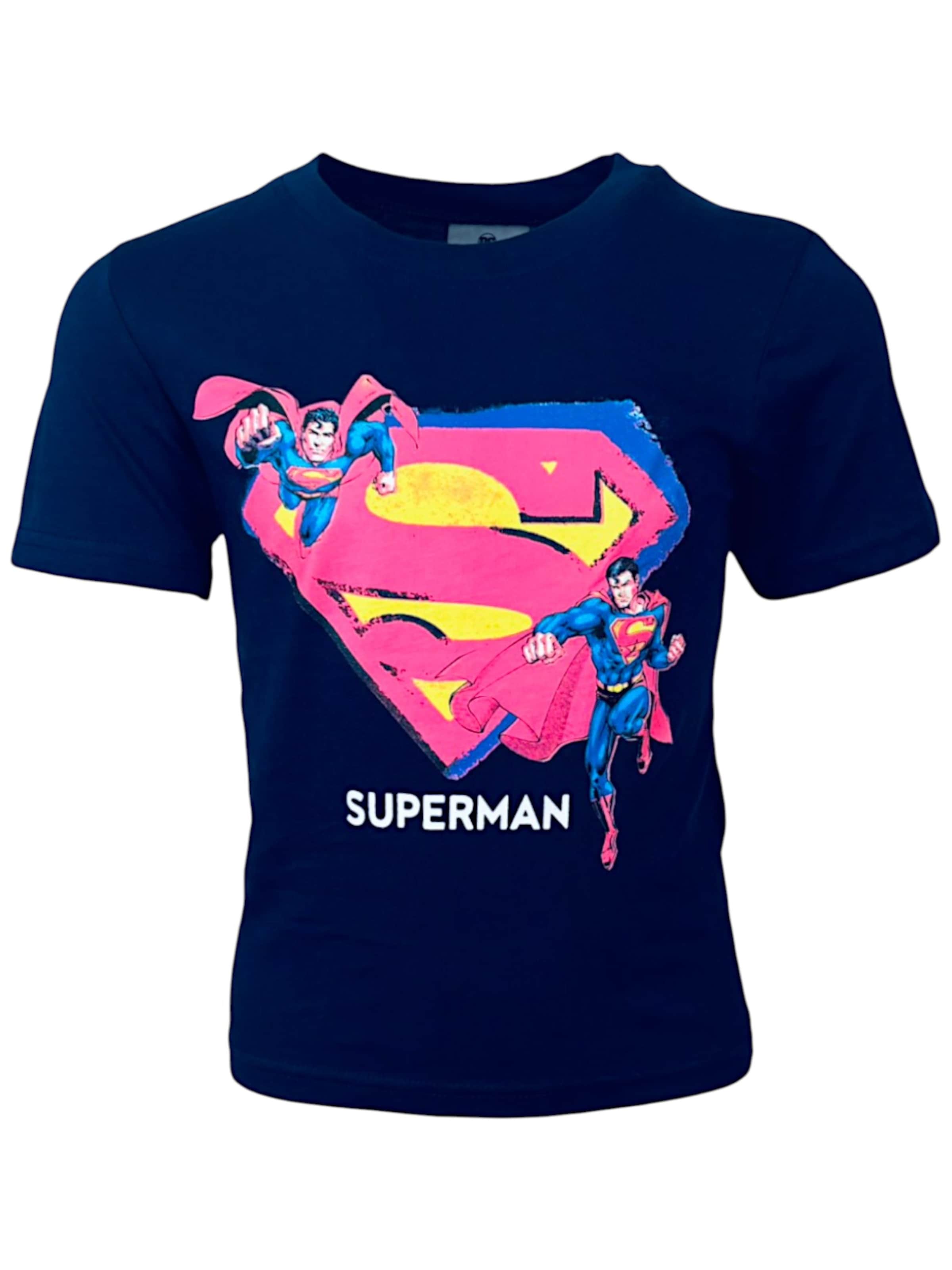 

Superman Футболка 'T-Shirt' в темно-синем цвете