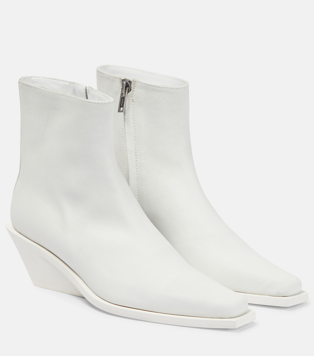 Кожаные ботильоны Gerda Ann Demeulemeester, белый