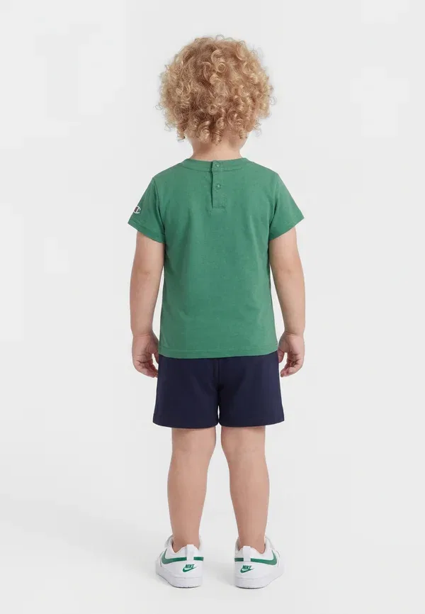 Спортивные штаны Champion, модель Icons contrast toddler with big logo set tracksuit bottoms, зеленый — фото 2