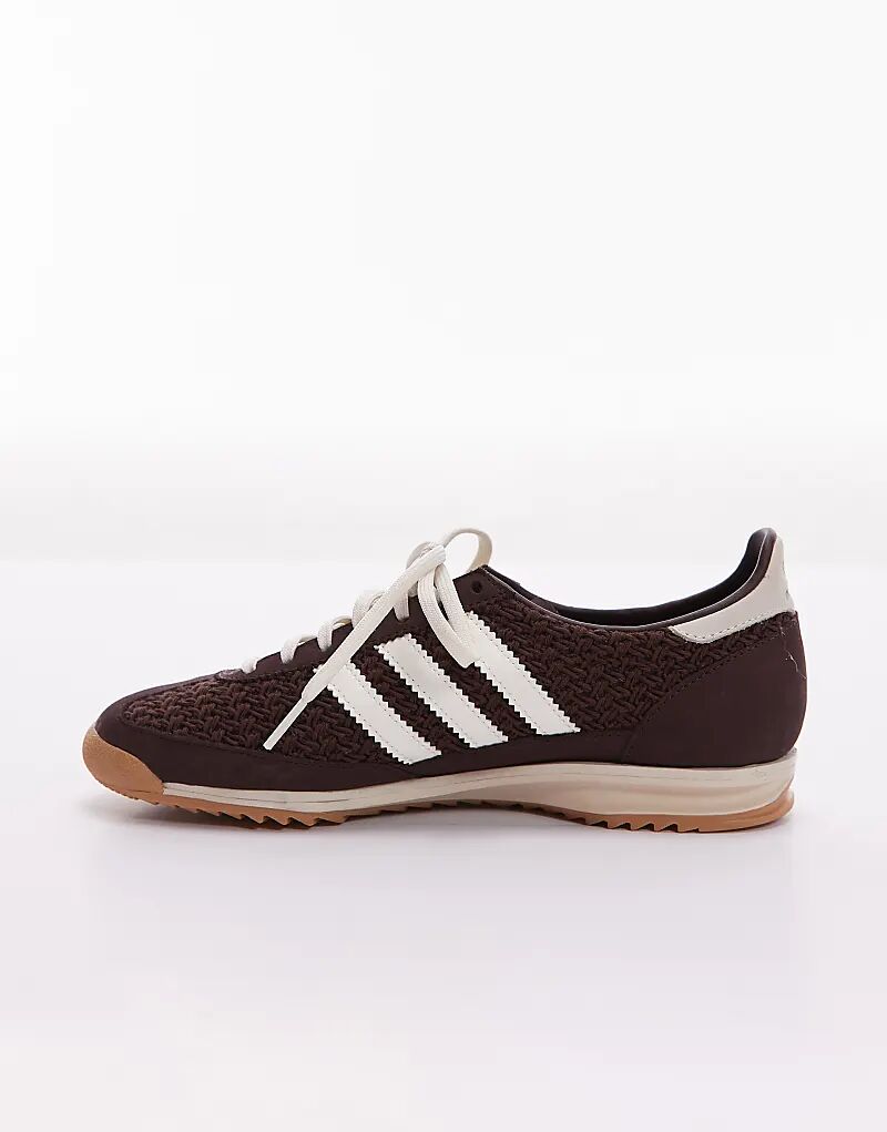 Кроссовки Adidas Originals SL 72 OG коричневого и кремового цветов — эксклюзивно для ASOS — фото 2