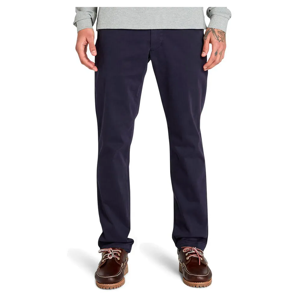 

Брюки Timberland Claremont Garment Dyed chino, синий