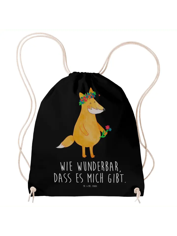 

Спортивная сумка Mr. & Mrs. Panda, черный