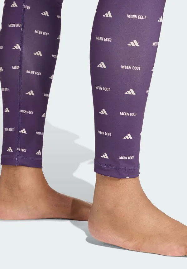 Леггинсы Adidas Sportswear, Aurora Plum/Clear Brown — фото 4