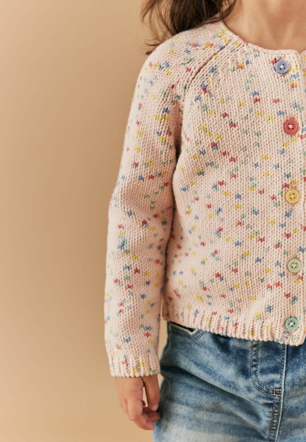 

Кардиган Spot Regular Fit Next, розовый