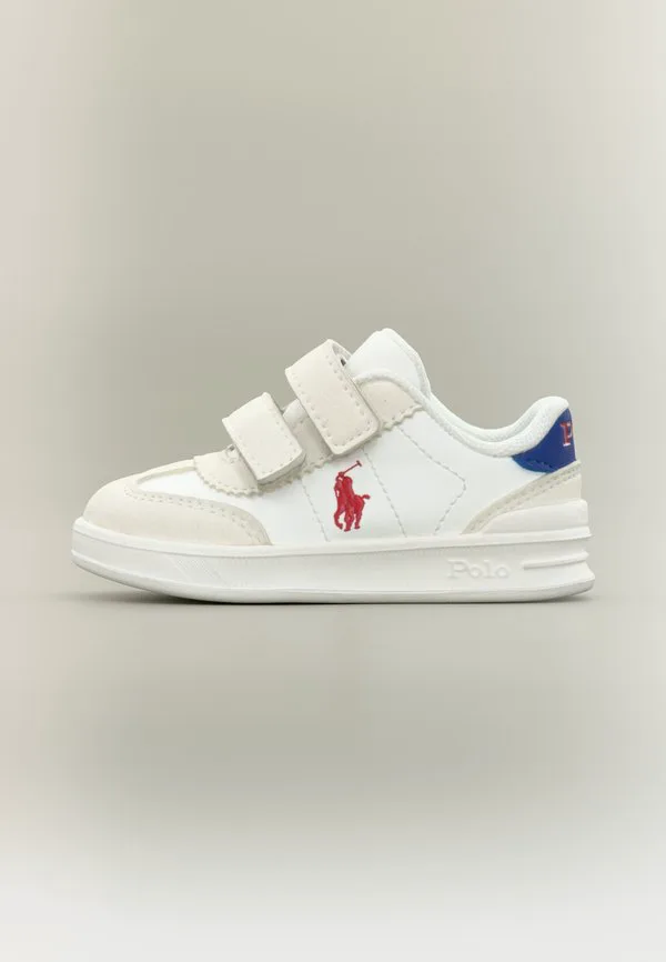 Детские туфли унисекс hollis Polo Ralph Lauren, White Smooth/Grey/Royal/ Red