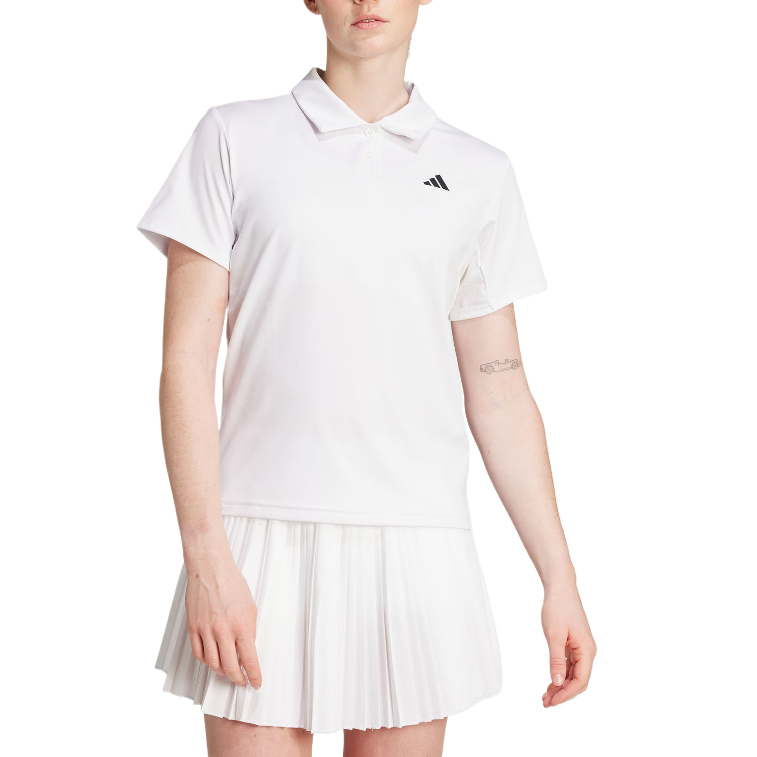Adidas Футболка TennisClimacool Polo женская white — фото 2