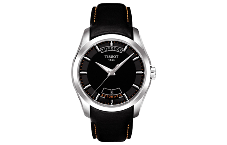 

TISSOT Часы Kutu Collection с автоматическим механизмом, мужские, 39 мм, черный циферблат, корпус из нержавеющей стали