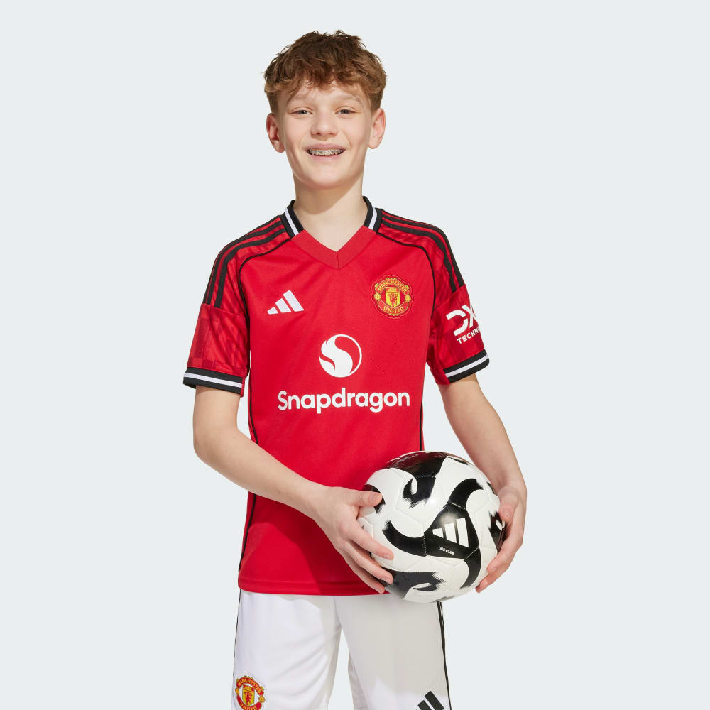 Джерси Adidas Manchester United 25/26 Home Jersey Kids, цвет Mufc Red — фото 2
