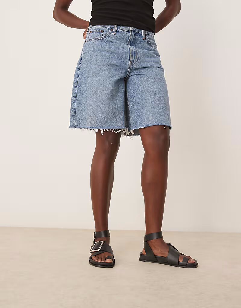 Сандалии ASOS DESIGN Flawless Leather со стелькой-петлей для большого пальца черного цвета — фото 2