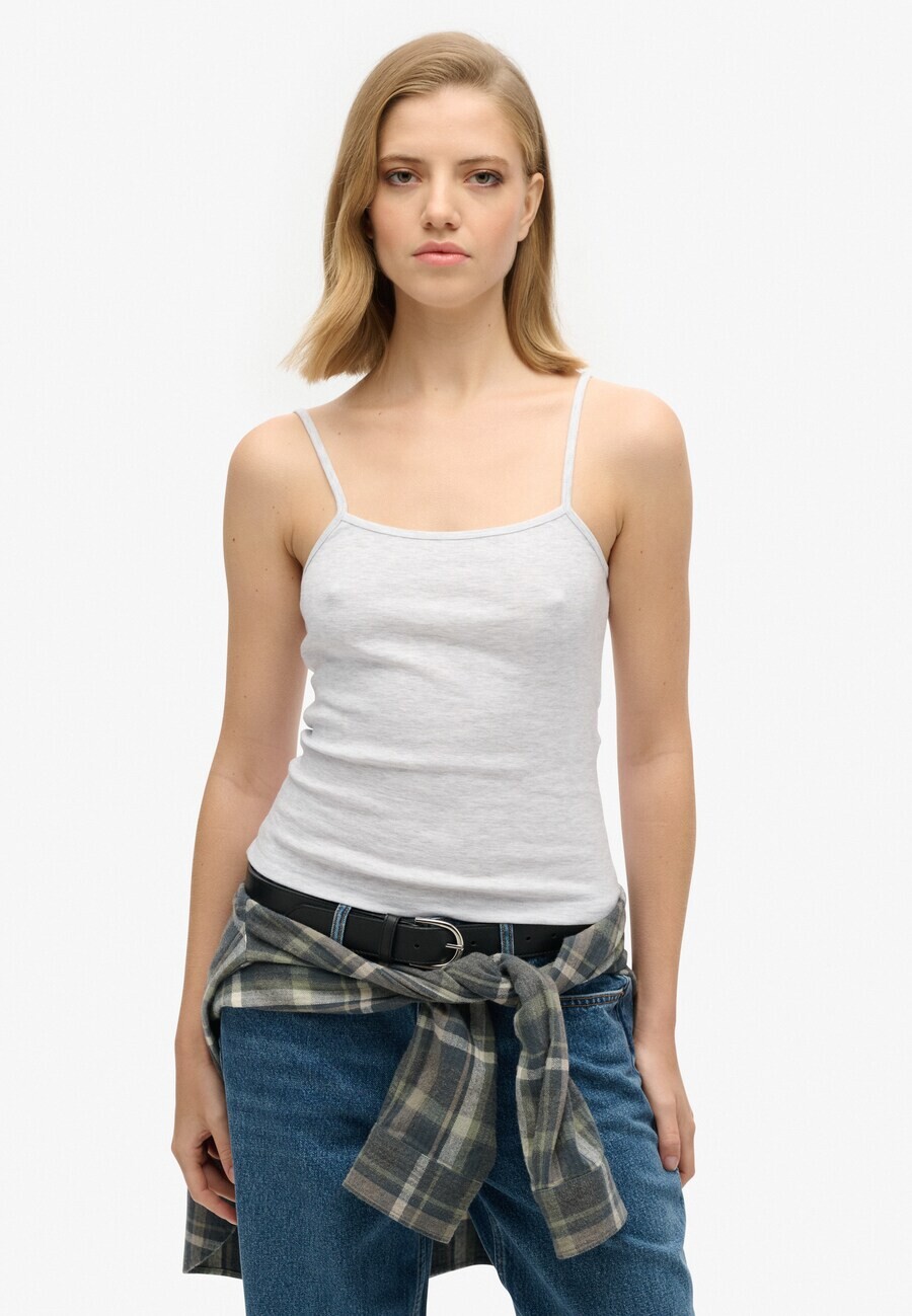 

Топ на тонких бретельках Superdry Top, цвет mottled white