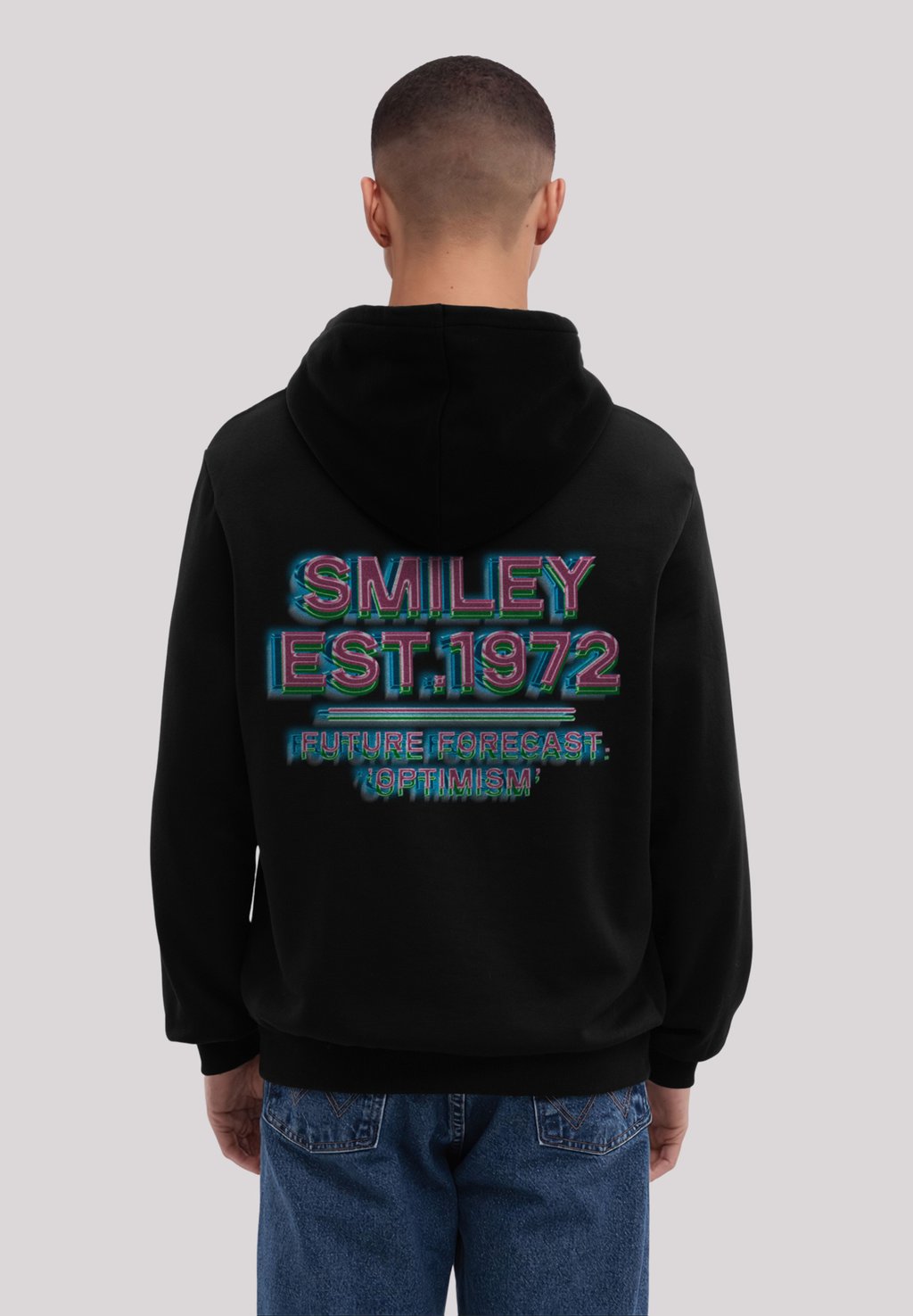 

Толстовка SMILEY ORIGINALS FUTURE FORECAST OPTIMISM - Hoodie F4NT4STIC, черный