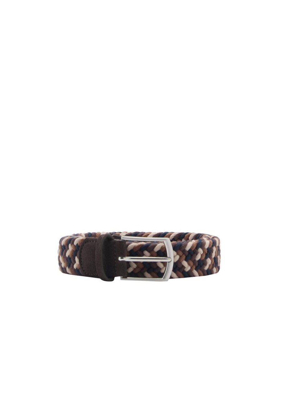 

Ремень MANGO MAN, цвет Brown/Dark brown