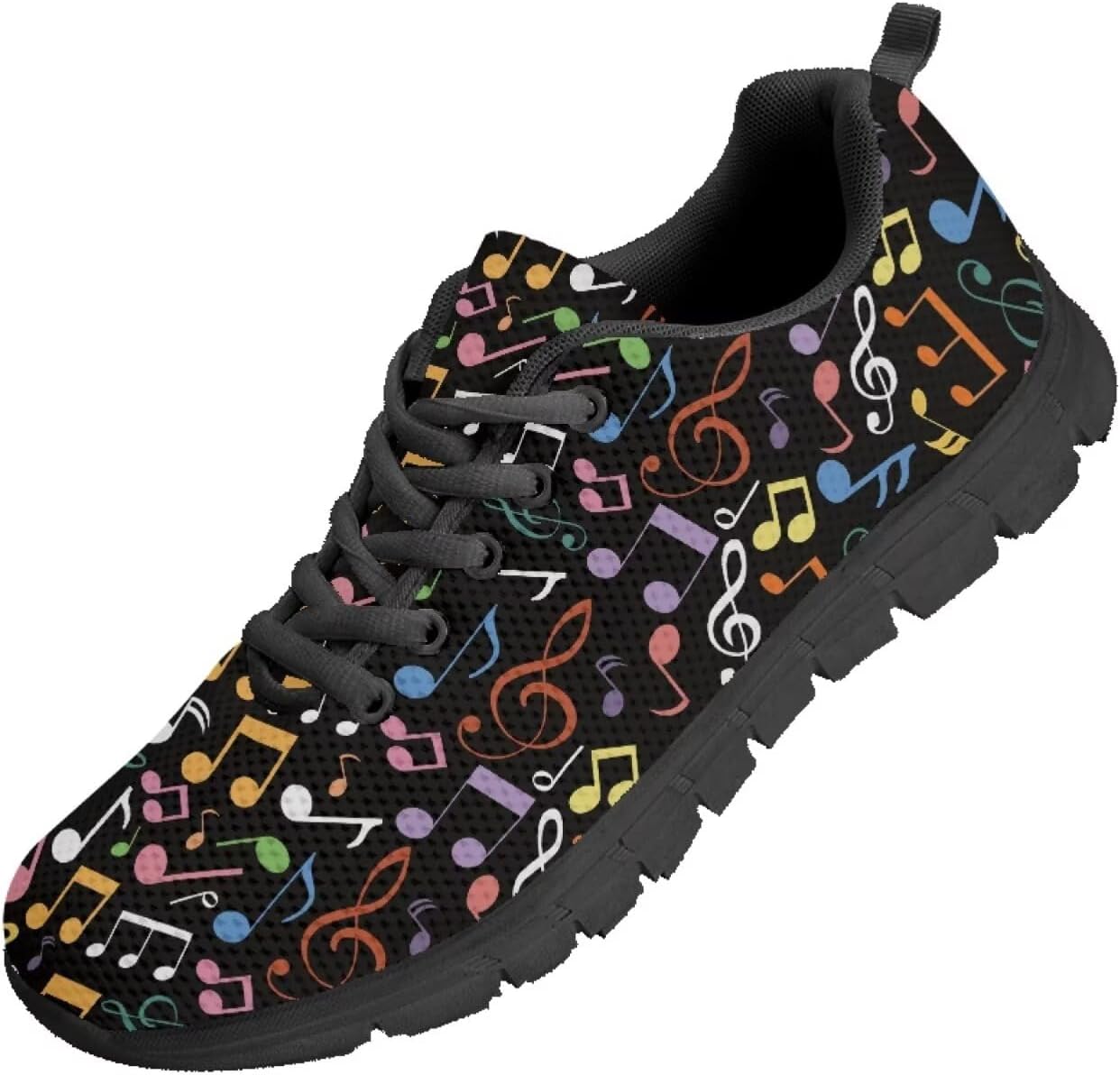 

Мужские кроссовки Funnydude Funny Print для прогулок, повседневные теннисные кроссовки, осенние, удобные, дышащие, Music Note