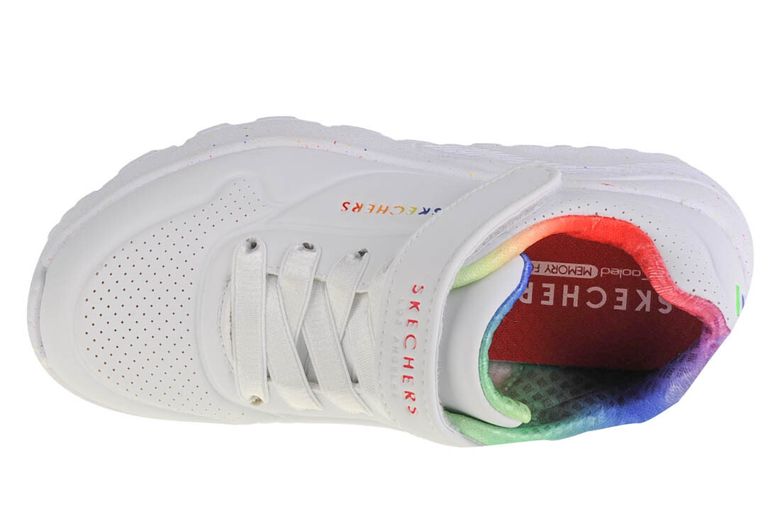 Низкие кроссовки Skechers Skechers Uno Lite Rainbow Specks, белый — фото 3