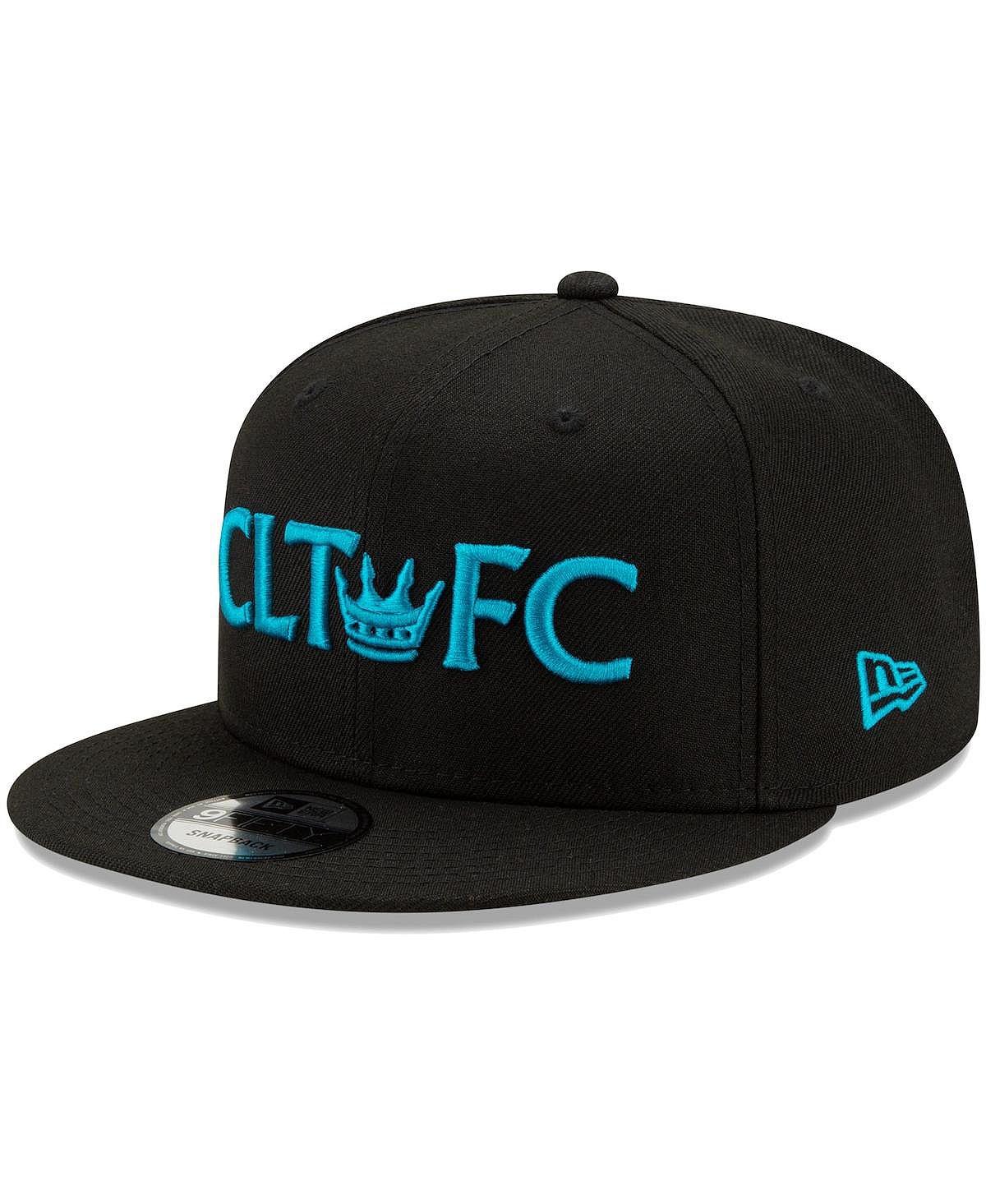 

Мужская черная бейсболка Charlotte FC Crown 9FIFTY Snapback New Era