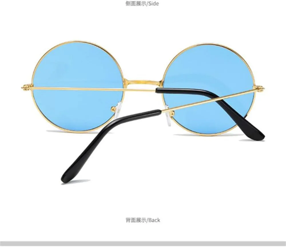 

Солнцезащитные очки с металлическим ободком и крупными зеркальными линзами, женские и мужские солнцезащитные очки с защитой от УФ-излучения UV400 MTZJH, 4