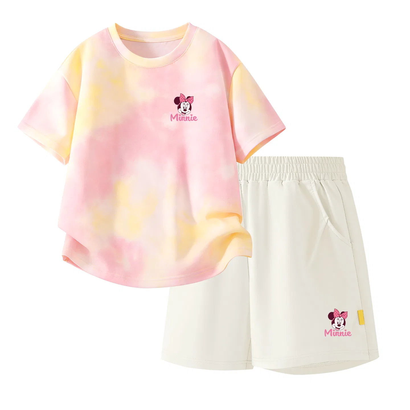 Детский спортивный костюм Casual Sportswear 2 Piece Set Disney, Di Hairband K Yellow Pink+Di Headband K_Bottom Right Mist White