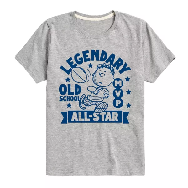 

Футболка для мальчиков 8-20 лет Peanuts Franklin Legendary All Star с принтом Licensed Character, серый