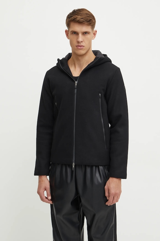 

Куртка с добавлением шерсти Ea7 Emporio Armani, черный