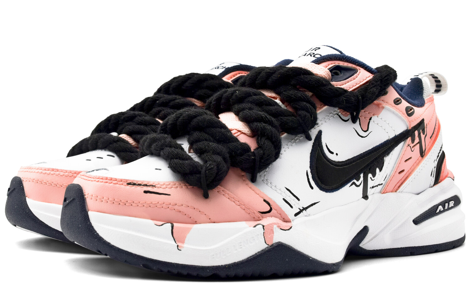 

Кроссовки Nike Air Monarch 4 Chunky Sneakers Unisex Low-top Lotus Color, цвет Lotus Color