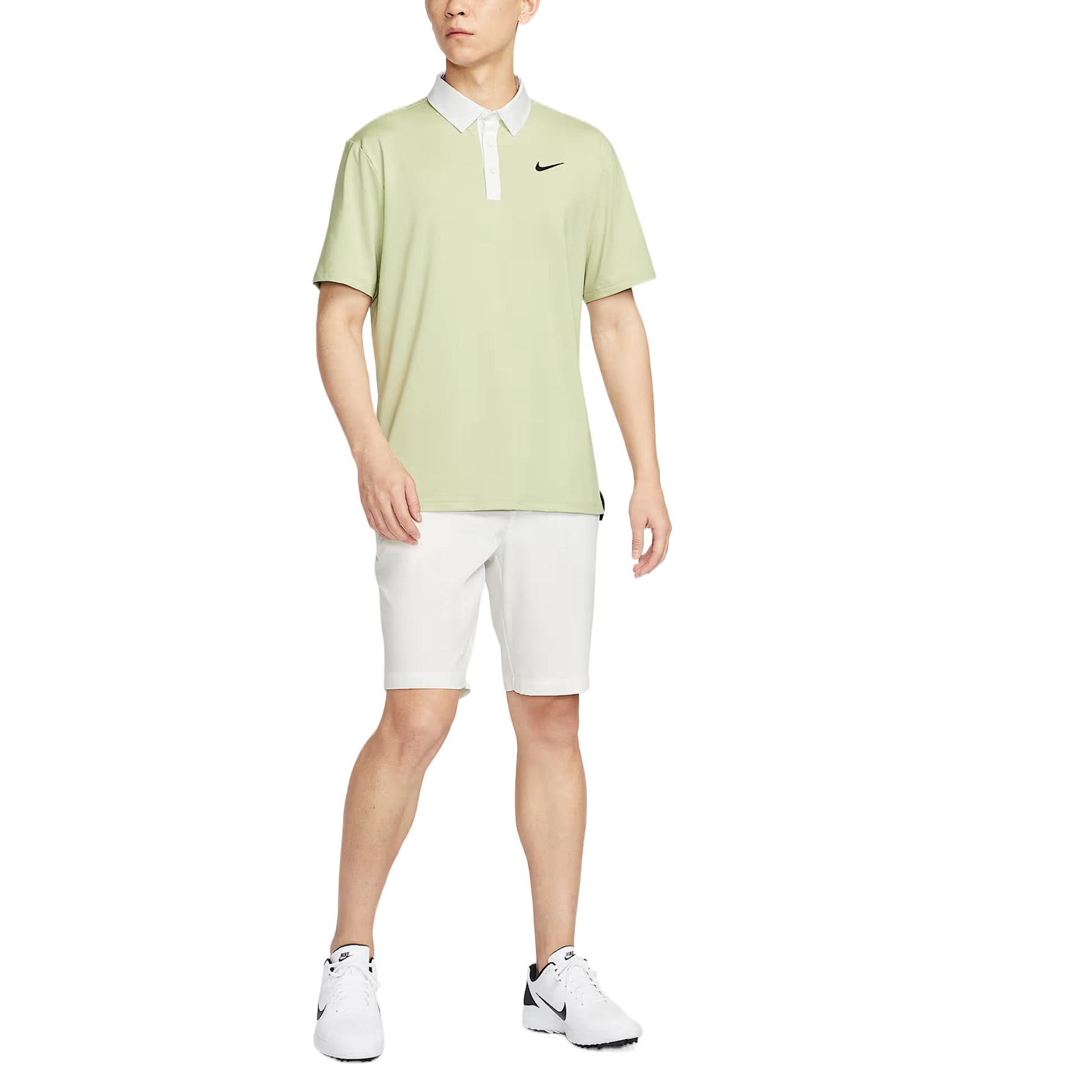 Nike Мужская одежда для гольфа Dri Fit светло-оливкового серого цвета — фото 4