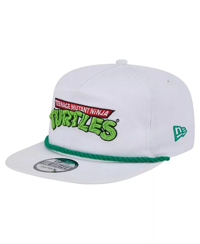 

Мужская белая регулируемая кепка для гольфа Teenage Mutant Ninja Turtles New Era