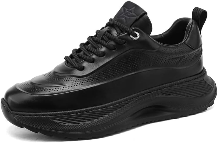 

Мужские дышащие летние спортивные кроссовки - легкие и комфортные с толстой амортизирующей подошвой - шнуровка, повседневные прогулочные обувь для спортзала, городского стиля и активного отдыха на улице Bontebian, черный