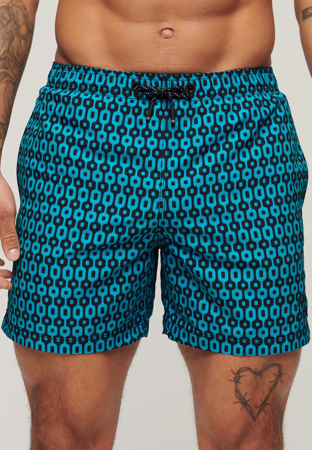 

Шорты для плавания PRINTED Superdry, синий