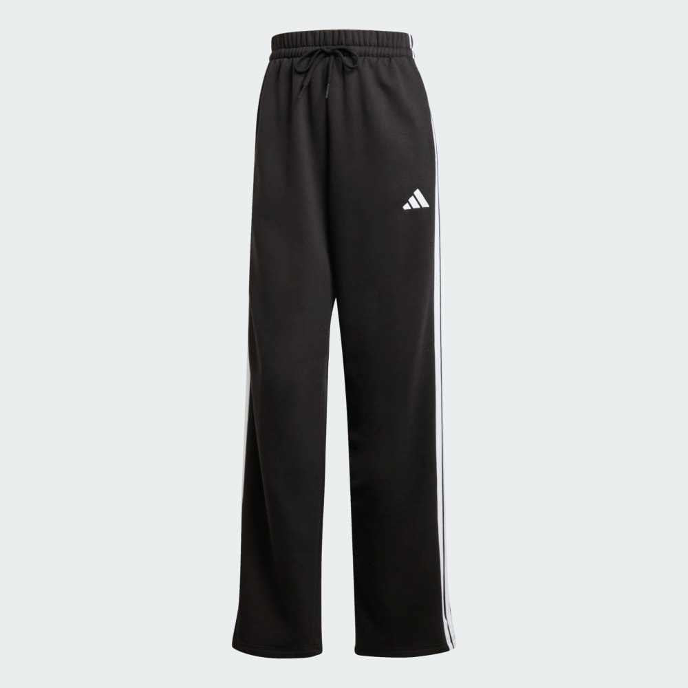 

Спортивные брюки Adidas Essentials 3-Stripes Open-Hem Fleece, черный/белый