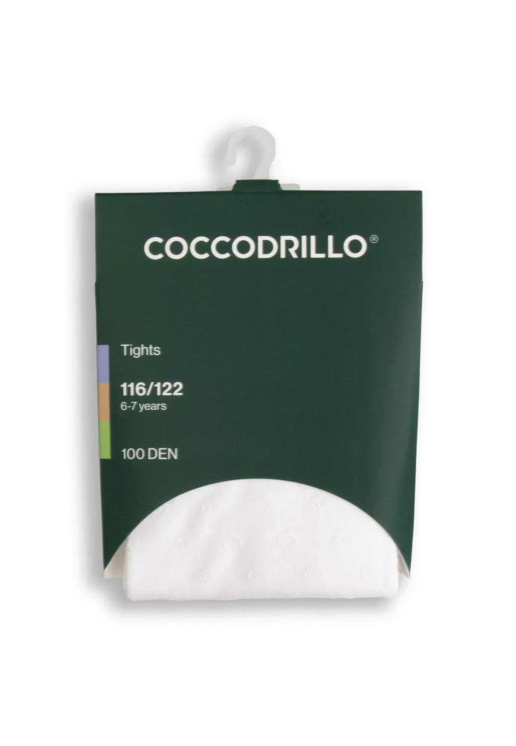 Колготки белые, Coccodrillo, белый